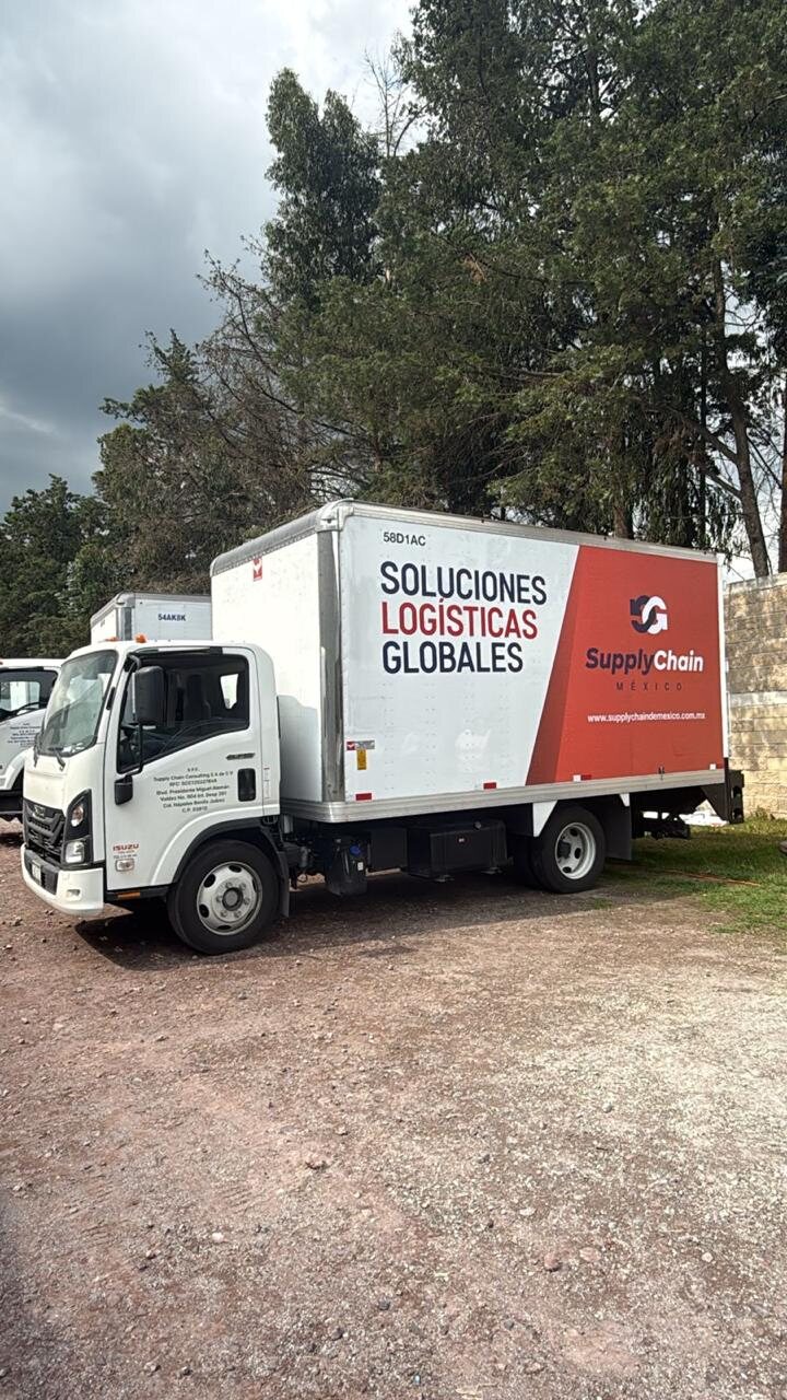 Camión de Supply Chain México para distribución nacional